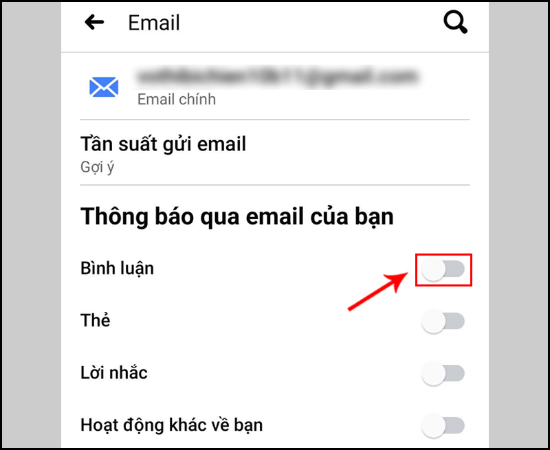 Tắt thông báo